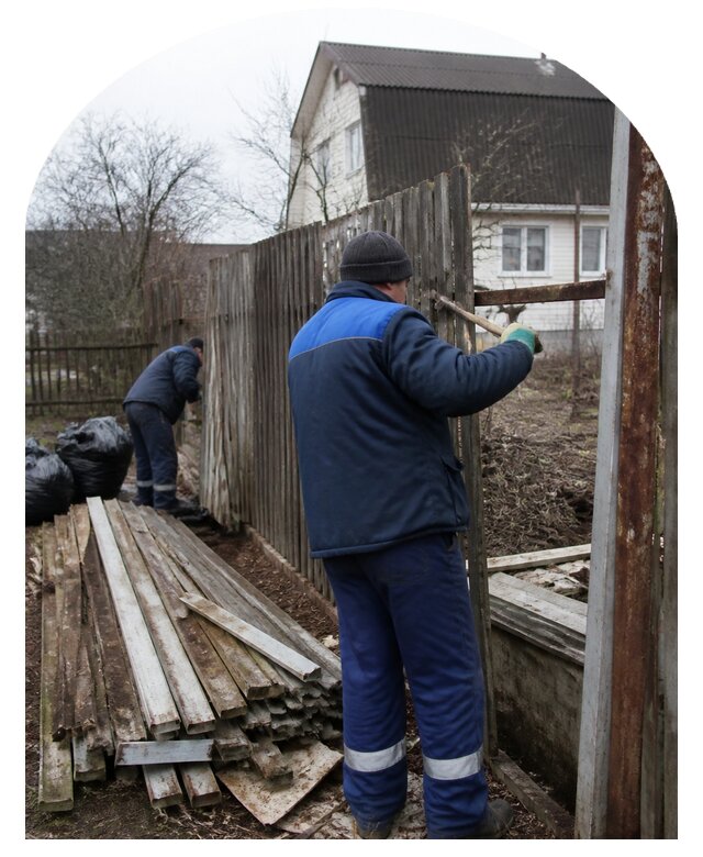 Демонтаж забора в Солнечногорске по цене от 4684 р. | Метпроект-Слн